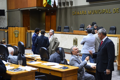 Movimentação no Plenário na sessão de hoje