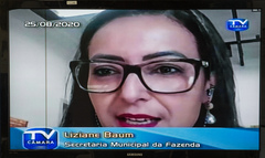 Audiência Pública para apresentação da LDO 2021 pelas secretarias da Fazenda e do Planejamento do Município