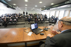Sessão desta quarta-feira marcou retorno de trabalhos de plenário presenciais