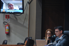 Deputado paulista deu depoimento de forma on-line