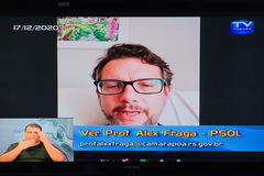 Vereador Professor Alex Fraga (PSOL)