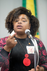 Retrato. Vereadora Bruna Rodrigues