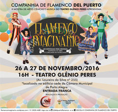 Espetáculo Flamenco Imaginário, da Cia. de Flamenco Del Puerto, faz parte da programação da II Mostra de Artes Cênicas e Música do Teatro Glênio Peres