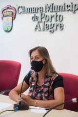 Reunião da Cece. Vereadora Fernanda Barth, presidente.