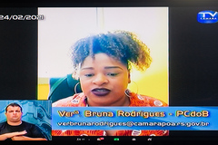 Vereadora Bruna Rodrigues (PCdoB)