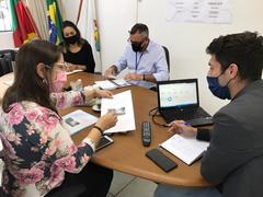 Vereadora Tanise Sabino realiza reunião com Secretário de Serviços Urbanos