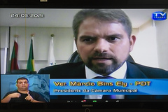 Presidente comunicou ao Plenário decisão judicial sobre o projeto do Executivo