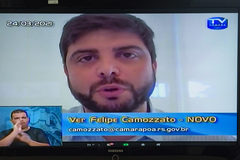 Sessão remota foi realizada pela plataforma Zoom