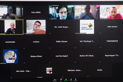Encontro pela plataforma Zoom com lideranças de catadores