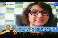 Comandante Nádia (DEM) falou no Grande Expediente