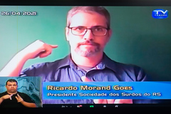 Ricardo Goes destacou os 59 anos de atividades da entidade representativa da comunidade surda