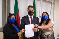 Bins Ely recebeu representantes do Fórum na tarde desta segunda-feira