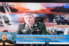 Gal. de Brigada falou em nome do Comando Militar do Sul