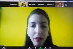 Sistematização dos Projetos Especiais de Impacto Urbano de 2° Grau em Porto Alegre. Na foto, Júlia Ribes