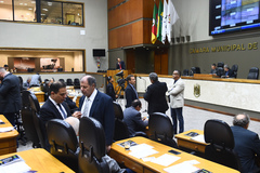 Vereadores votaram matéria na sessão de hoje