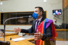 Giovani defendeu pluralidade e diversidade como pauta LGBT