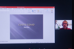Pauta: O custo Covid. Na foto, dr. Ricardo A. Zordan.