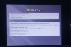 Pauta: O custo Covid. Na foto, dr. Ricardo A. Zordan.