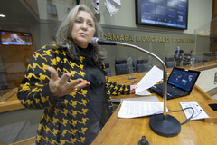 Vereadora Lourdes Sprenger (MDB) falou no Grande Expediente