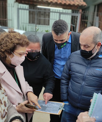 Visita à comunidade da Parada 15 da Lomba do Pinheiro