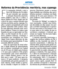 Artigo foi publicado na edição desta quarta-feira, 14 de julho, do jornal Correio do Povo