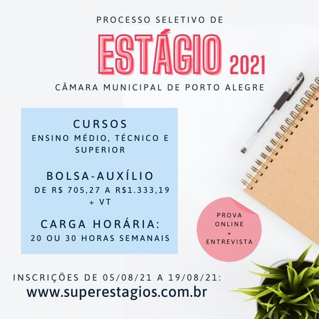Processo Seletivo para estagiários