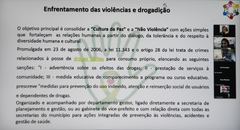 Reunião para tratar sobre o programa completo de combate e prevenção à violência escolar.