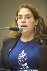 Retrato vereadora Vitória Cabreira.