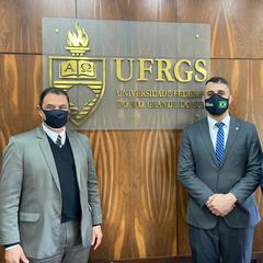 Vereador Bobadra protocolou projeto para conceder o Título Honorífico de Cidadão de Porto Alegre ao Reitor da UFRGS, Carlos André Bulhões Mendes