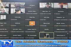 Encontro foi através da plataforma Zoom