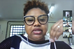 Lisiane Vieira disse que estrutura da Unidade de Saúde Esmeralda necessita ampliação