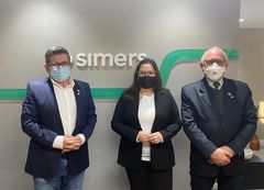 Vereadora Tanise Sabino participa de reunião com os Simers 