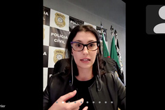  Marcela Ehler, delega adjunta da Delegacia da Mulher de Porto alegre, participou do debate na Cedecondh