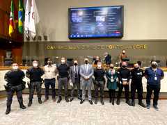 Homenagem da Câmara de Vereadores de Porto Alegre a toda a Polícia Penal do Rio Grande do Sul na figura do Grupo de Ações Especiais de Intervenção Prisional (GAES)