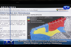 Reunião a respeito do Programa de Reabilitação do Centro Histórico de Porto Alegre, com a presença do Secretário Germano Bremm