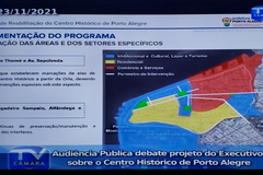 Audiência Pública para debater projeto do Executivo que institui o Programa de Reabilitação do Centro Histórico.