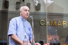 Padre Jaime Caspary convidou comunidade para o evento religioso
