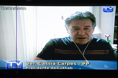 Vereador Cassiá Carpes (PP) preside a Cuthab