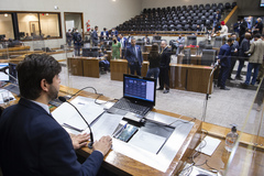 Vereador Felipe Camozzato (Novo) presidiu a reunião