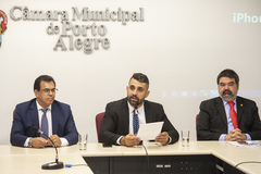 Alvoni, Bobadra e Wambert na última reunião do ano da comissão