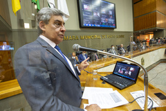 Prefeito Sebastião Melo prestigiou a posse da nova Mesa Diretora