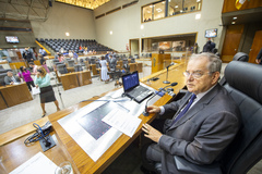 Vereador Idenir Cecchim (MDB), presidente da Câmara em 2022