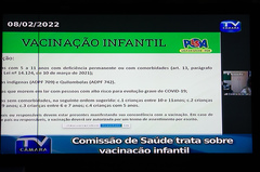 Reunião de Comissão - COSMAM - 2ª (RO) - Vacinação Infantil (Indicativo para rolê da vacina na escola)