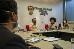 Reunião de Comissão - CECE - para debater sobre a destinação dos recursos do FUNDEB e MDE pela prefeitura de Porto Alegre.