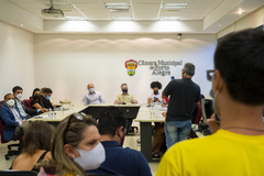 Reunião de Comissão - CECE - para debater sobre a destinação dos recursos do FUNDEB e MDE pela prefeitura de Porto Alegre.