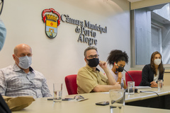 Reunião de Comissão - CECE - para debater sobre a destinação dos recursos do FUNDEB e MDE pela prefeitura de Porto Alegre.