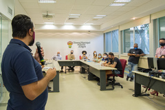 Reunião de Comissão - CECE - para debater sobre a destinação dos recursos do FUNDEB e MDE pela prefeitura de Porto Alegre.