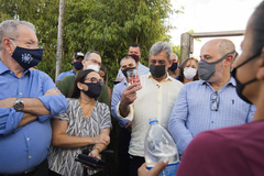 Cecchim (esq.) destacou importância da visita