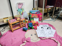 Espaço Kids é criado para o acolhimento às mães que visitam o ambiente do Mandato Popular da vereadora Bruna Rodrigues (foto: Josiel Rodrigues/GBVR)