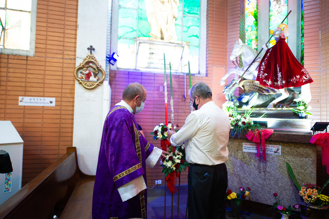 Presidente Idenir Cecchim participa do Ato oficial de lançamento da 69ª festa de São Jorge.